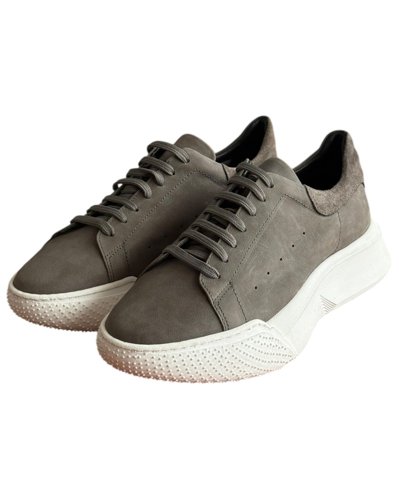  Δερμάτινο Ανδρικό sneaker- F590