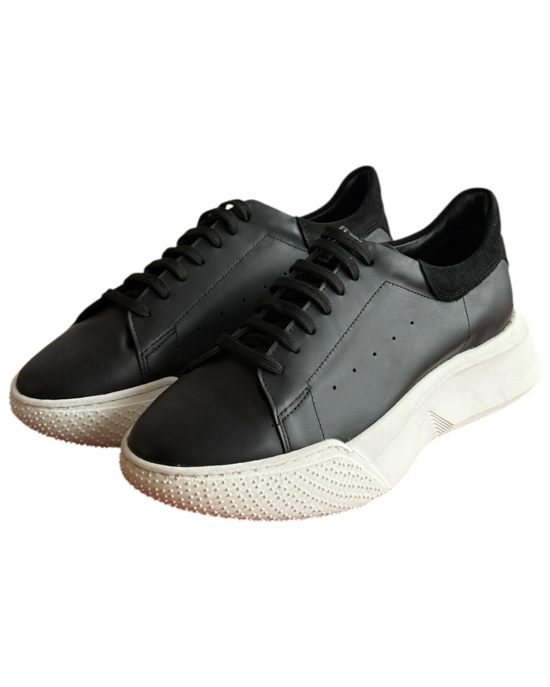  Δερμάτινο Ανδρικό sneaker- F591