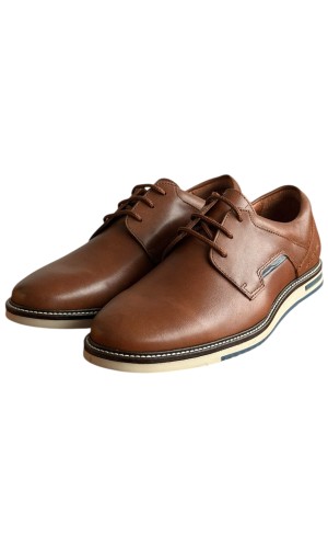  Δερμάτινο Ανδρικό Παπούτσι - F605