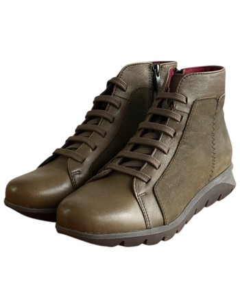 Δερμάτινο Γυναικείo Μποτάκι - F621