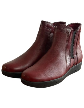 Δερμάτινο Γυναικείo Μποτάκι - F623