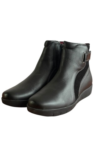 Δερμάτινο Γυναικείo Μποτάκι - F625