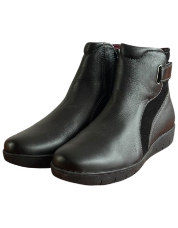 Δερμάτινο Γυναικείo Μποτάκι - F625