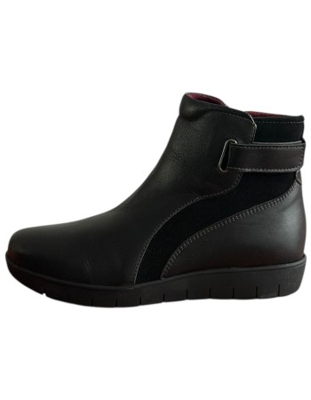 Δερμάτινο Γυναικείo Μποτάκι - F625