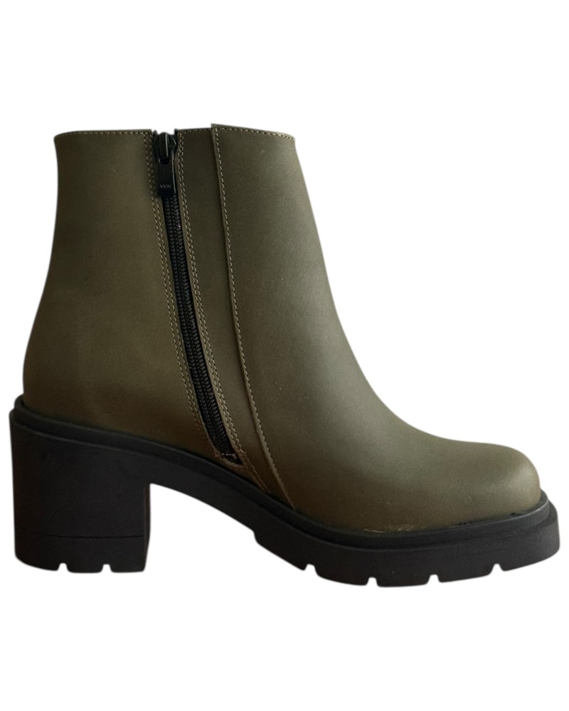 Δερμάτινο Γυναικείo Μποτάκι - F626