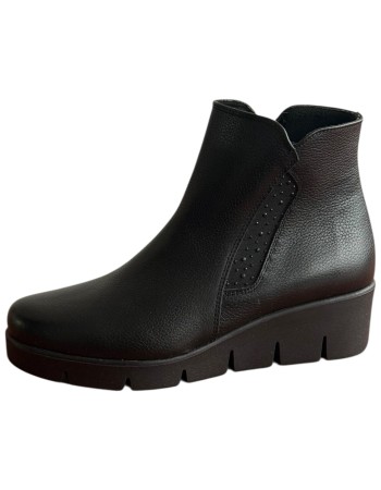 Δερμάτινο Γυναικείo Μποτάκι - F627