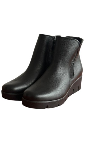 Δερμάτινο Γυναικείo Μποτάκι - F627