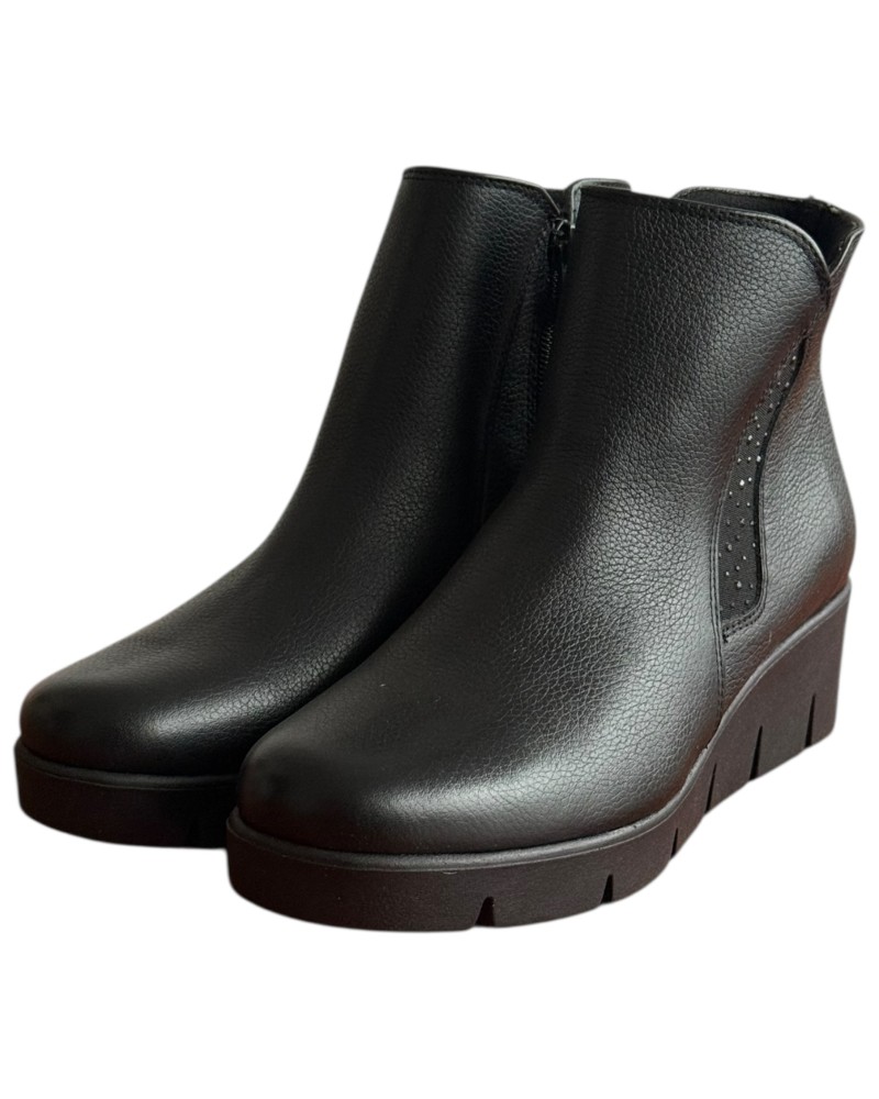 Δερμάτινο Γυναικείo Μποτάκι - F627