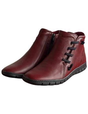 Δερμάτινο Γυναικείo Μποτάκι - F629