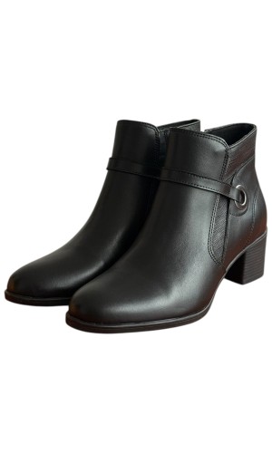 Δερμάτινο Γυναικείo Μποτάκι - F630