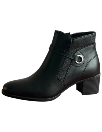 Δερμάτινο Γυναικείo Μποτάκι - F630