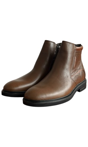  Δερμάτινο Ανδρικό Μποτάκι - F631