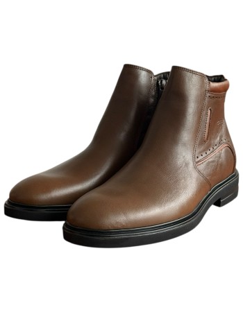  Δερμάτινο Ανδρικό Μποτάκι - F631