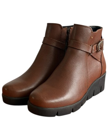 Δερμάτινο Γυναικείo Μποτάκι - F633