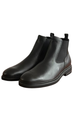  Δερμάτινο Ανδρικό Μποτάκι - F634