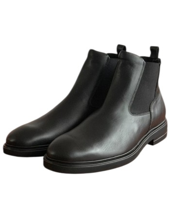  Δερμάτινο Ανδρικό Μποτάκι - F634