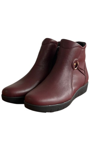 Δερμάτινο Γυναικείo Μποτάκι - F635