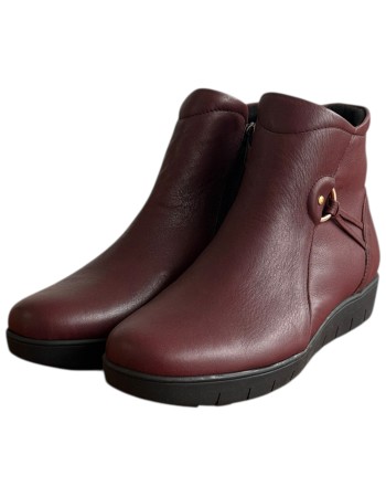 Δερμάτινο Γυναικείo Μποτάκι - F635