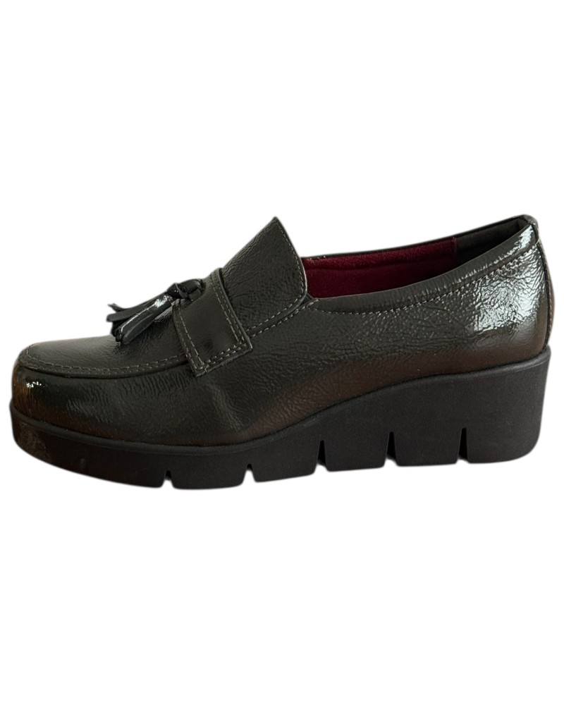  Δερμάτινο Γυναικείo Μοκασίνι - F644