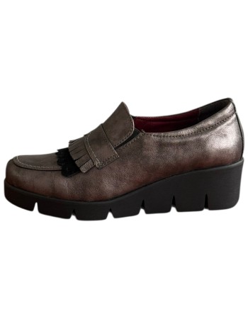  Δερμάτινο Γυναικείo Μοκασίνι - F645