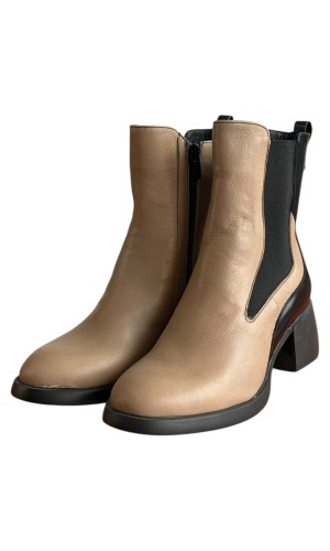 Δερμάτινο Γυναικείo Μποτάκι - F653