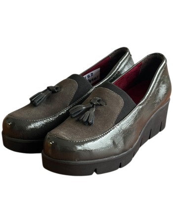  Δερμάτινο Γυναικείo Μοκασίνι - F655