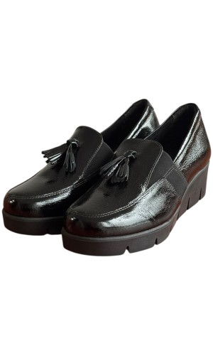  Δερμάτινο Γυναικείo Μοκασίνι - F658