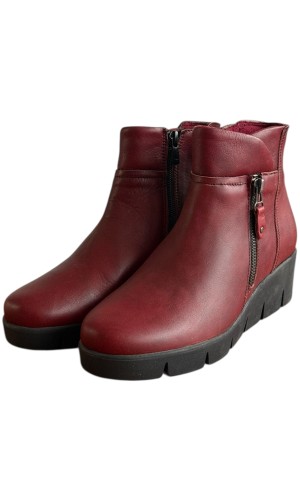 Δερμάτινο Γυναικείo Μποτάκι - F664