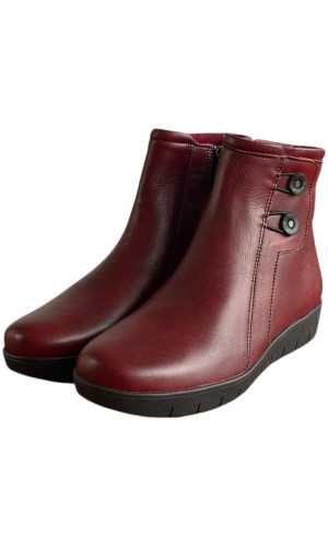 Δερμάτινο Γυναικείo Μποτάκι - F667