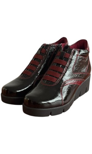 Δερμάτινο Γυναικείo Μποτάκι - F669