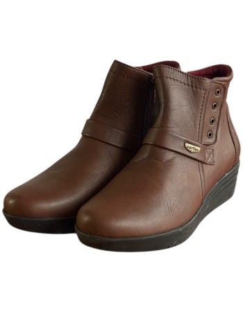 Δερμάτινο Γυναικείo Μποτάκι - F670