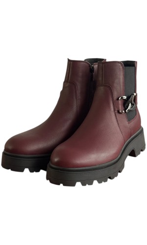 Δερμάτινο Γυναικείo Μποτάκι - F671