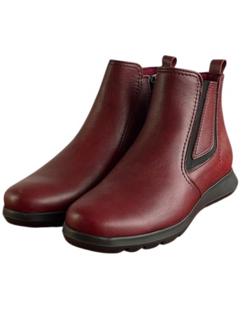 Δερμάτινο Γυναικείo Μποτάκι - F672