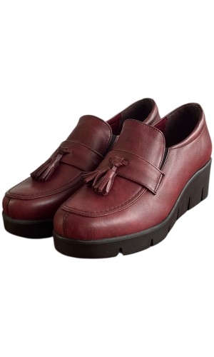  Δερμάτινο Γυναικείo Μοκασίνι - F677