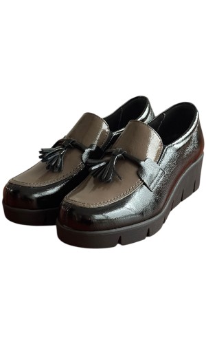  Δερμάτινο Γυναικείo Μοκασίνι - F683