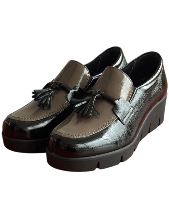  Δερμάτινο Γυναικείo Μοκασίνι - F683