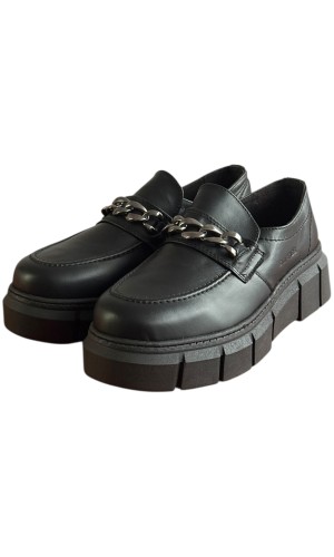  Δερμάτινο Γυναικείo Μοκασίνι - F687