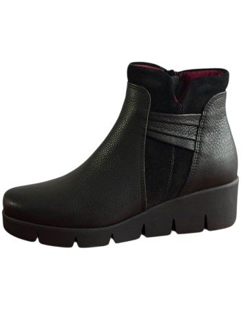 Δερμάτινο Γυναικείo Μποτάκι - F690