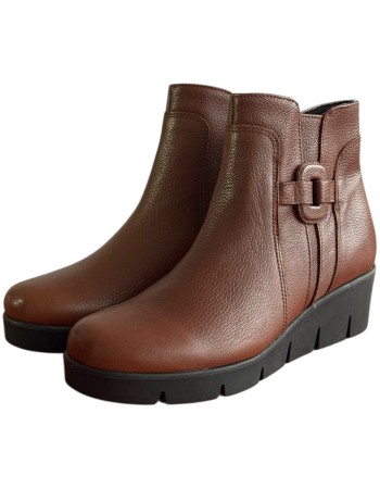 Δερμάτινο Γυναικείo Μποτάκι - F691