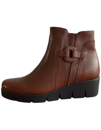 Δερμάτινο Γυναικείo Μποτάκι - F691