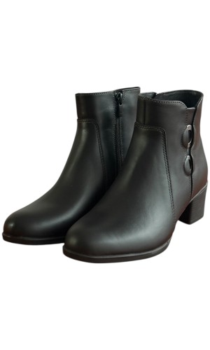 Δερμάτινο Γυναικείo Μποτάκι - F694