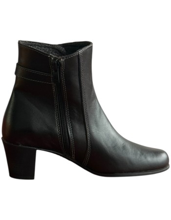 Δερμάτινο Γυναικείo Μποτάκι - F695