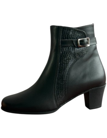 Δερμάτινο Γυναικείo Μποτάκι - F695