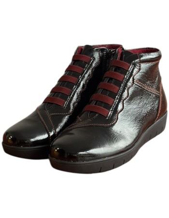 Δερμάτινο Γυναικείo Μποτάκι - F697