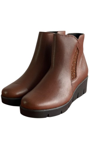 Δερμάτινο Γυναικείo Μποτάκι - F698