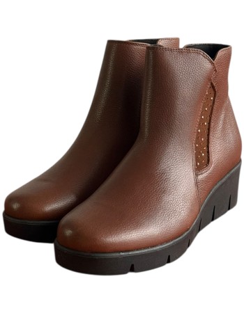 Δερμάτινο Γυναικείo Μποτάκι - F698