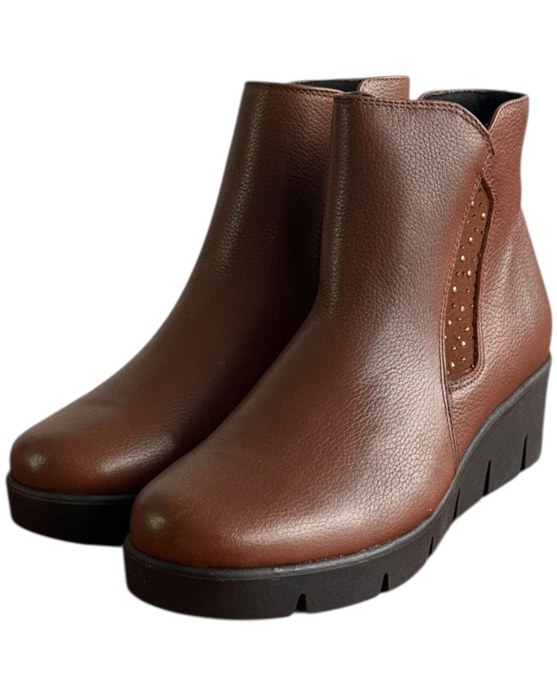 Δερμάτινο Γυναικείo Μποτάκι - F698