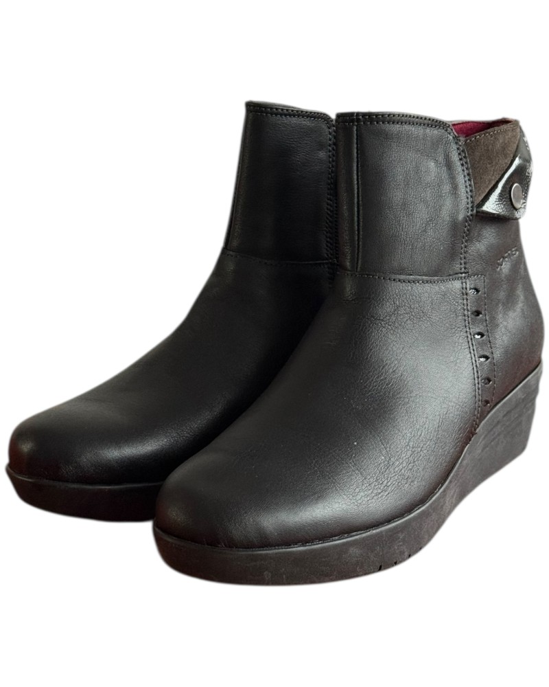 Δερμάτινο Γυναικείo Μποτάκι - F699