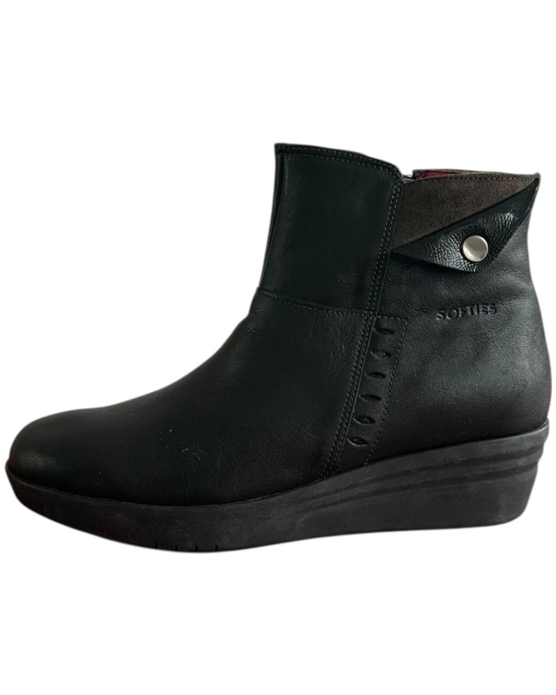 Δερμάτινο Γυναικείo Μποτάκι - F699