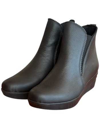 Δερμάτινο Γυναικείo Μποτάκι - F703